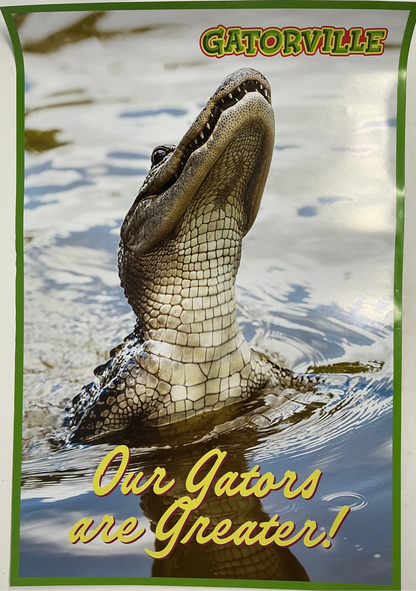 Gatorville Posters Bad Boys 4 Ride or Die (2024) Movie Prop Y'allywood Props Our Gators are Greater!