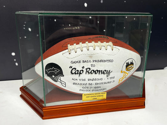 "Cap" Rooney's Game Ball, from Any Given Sunday Movie Prop Y'allywood Props   