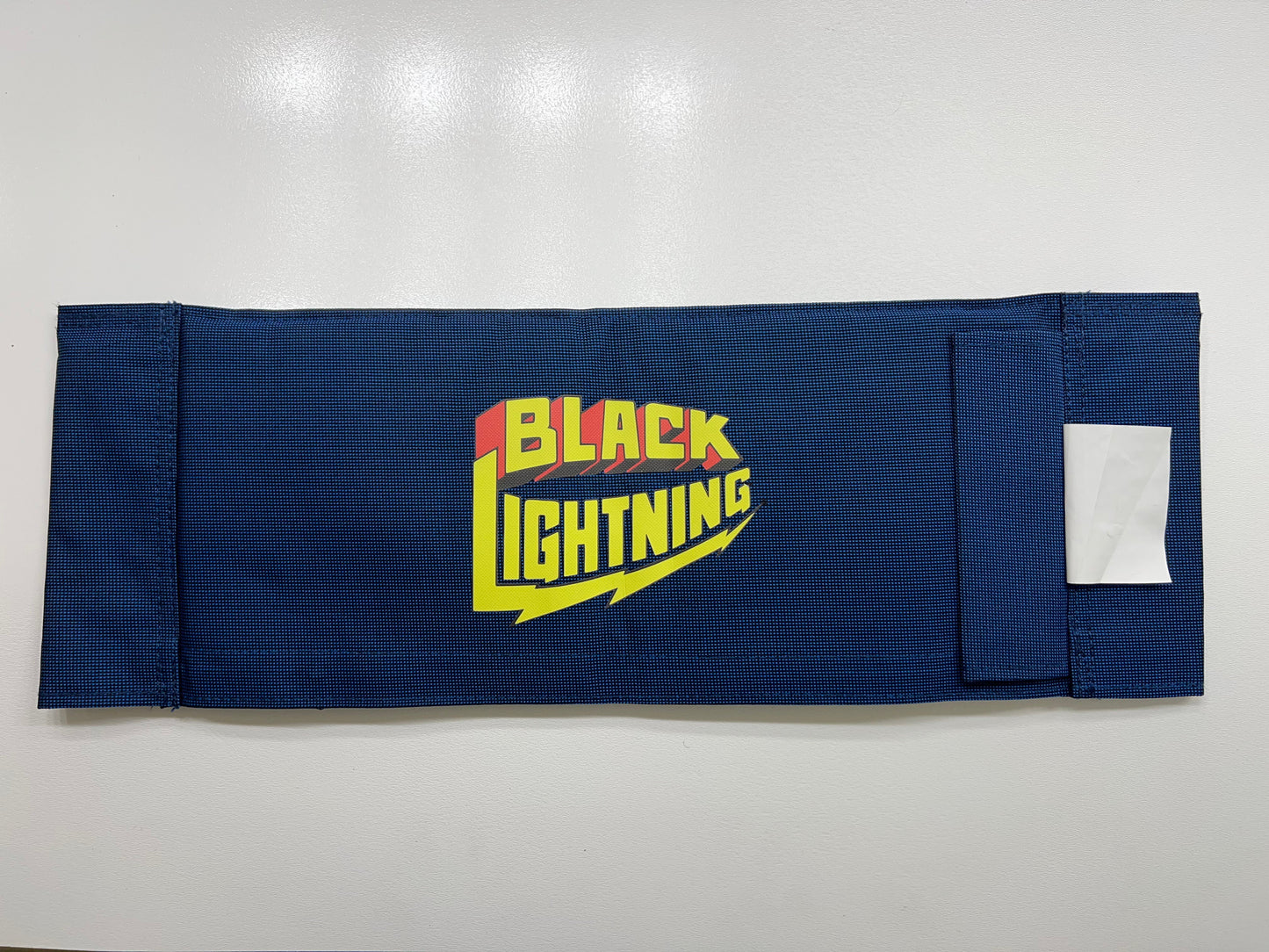 Black Lightning DC Comics TV Show Blue Chairback Multiple Names Available Movie Prop Y'allywood Props   