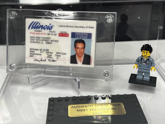 Gaylord Focker (Ben Stiller) Drivers License, from Meet the Fockers Movie Prop Y'allywood Props   