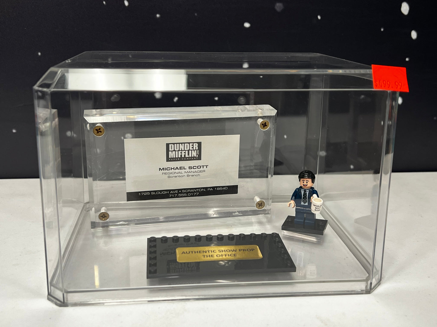 Michael Scott's Business Card, from The Office Movie Prop Y'allywood Props   