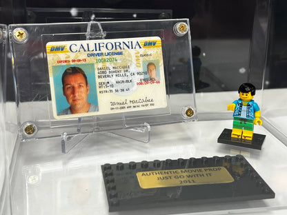 Daniel Maccabee (Adam Sandler) Drivers License, from Just Go With It Movie Prop Y'allywood Props   