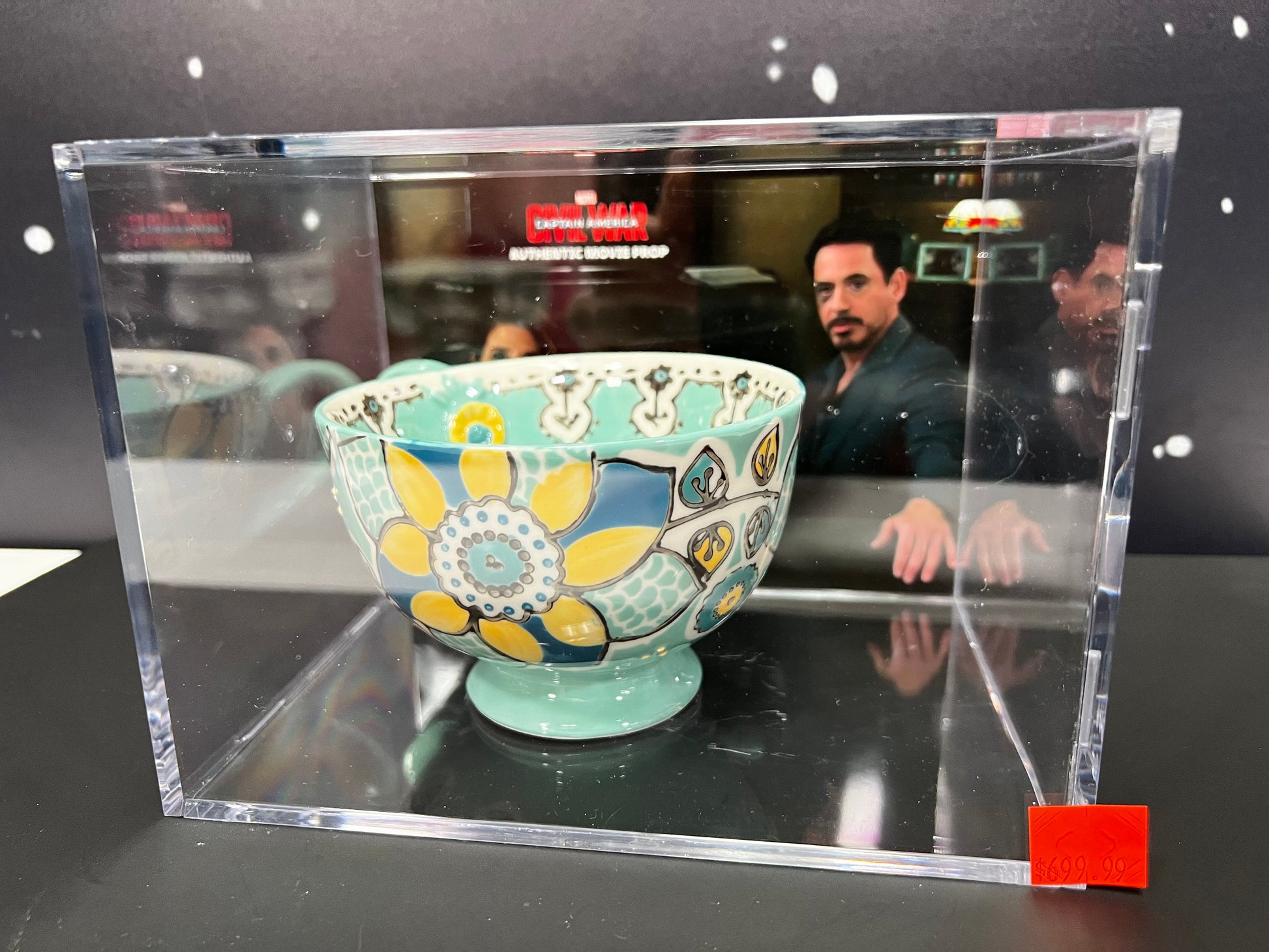 Aunt May's Teacup, from Captain America: Civil War Movie Prop Y'allywood Props   