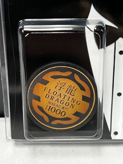 Black Casino Chip, from Skyfall (James Bond) Movie Prop Y'allywood Props   