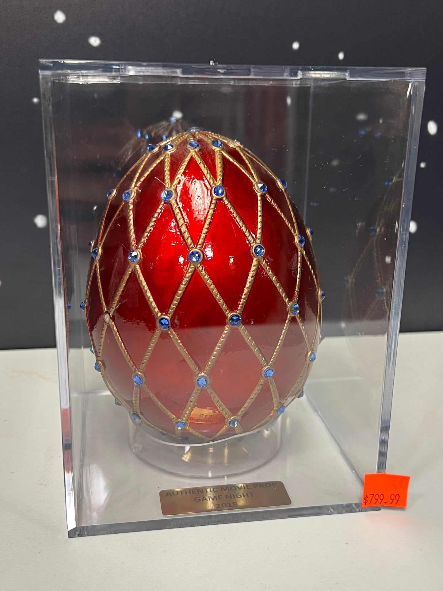 The Egg from Game Night Movie Prop Y'allywood Props   