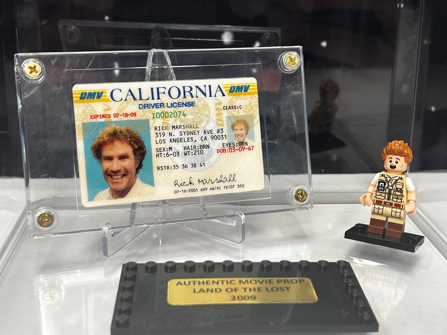 Rick Marshall (Will Ferrell) Drivers License, from Land of the Lost Movie Prop Y'allywood Props   