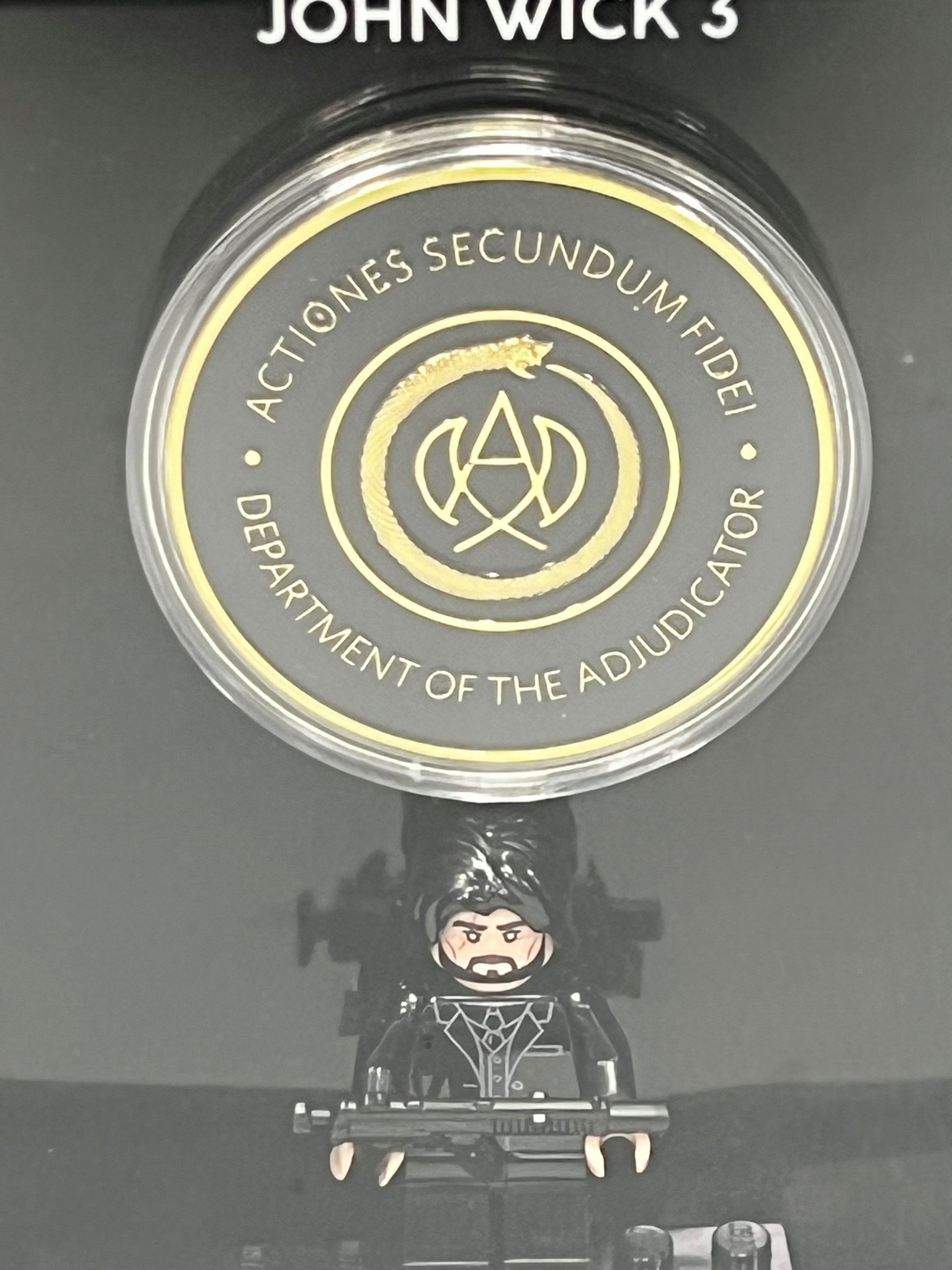 Adjudicator Coin, from John Wick 3 Movie Prop Y'allywood Props   