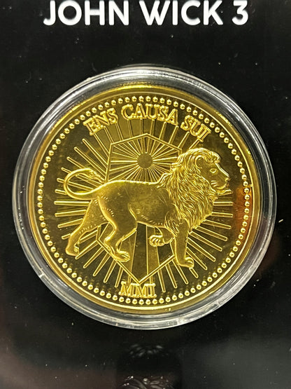 Lion Coin, from John Wick 3 Movie Prop Y'allywood Props   